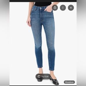 DL1961 High Rise Skinny Ankle Jeans Size 30”